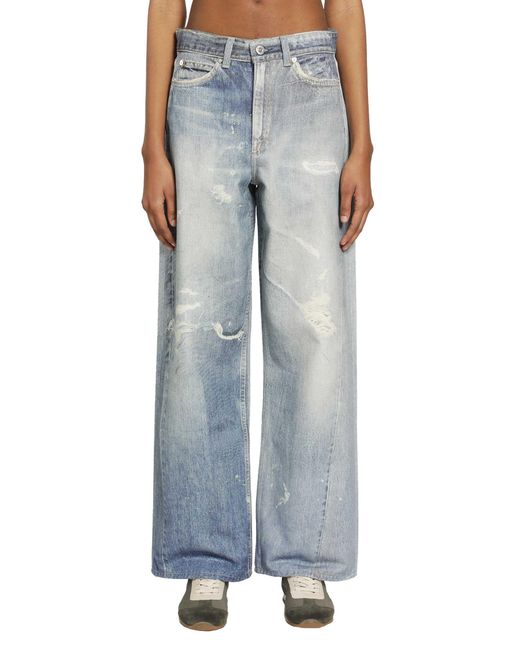 Our Legacy Blue Full Cut Jeans