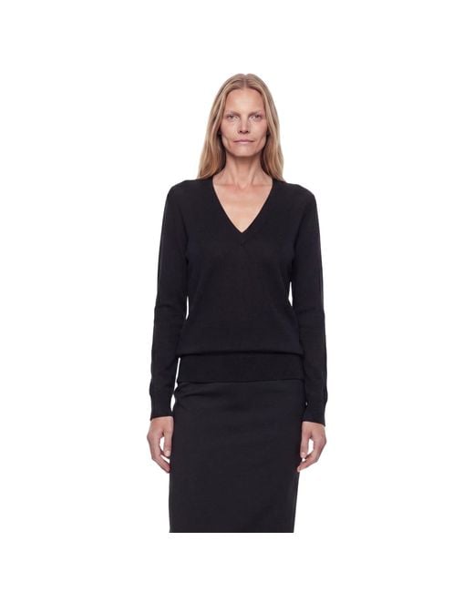 The Row Black Numi Sweater