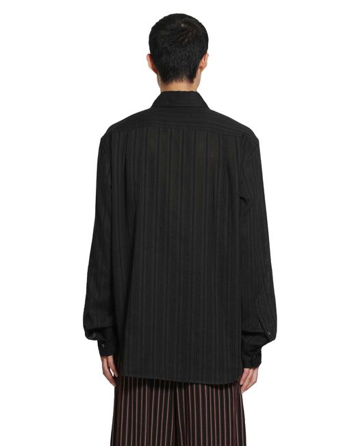 Ann Demeulemeester Black Andre Classic Shirt for men