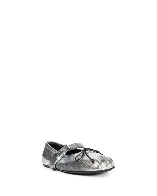 Ann Demeulemeester White Zoey Ballerinas