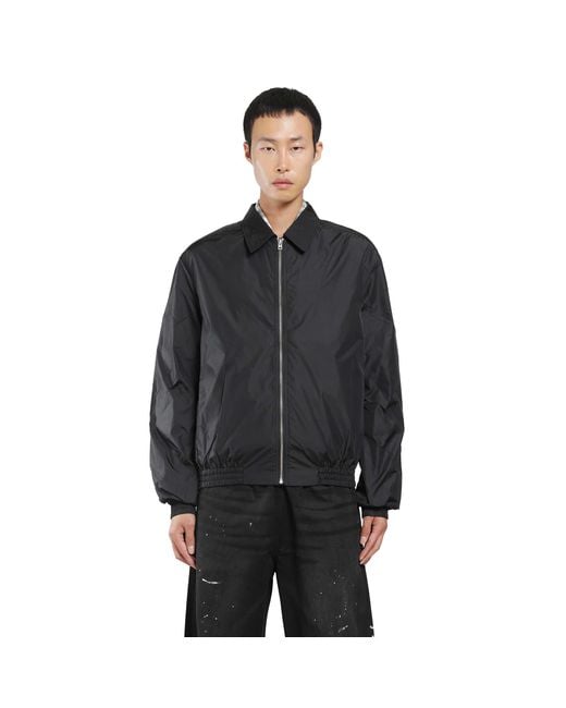 Acne Black Lightweight Nylon Jacket for men