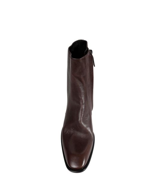 Saint Laurent Brown Stanton Ankle Boots for men