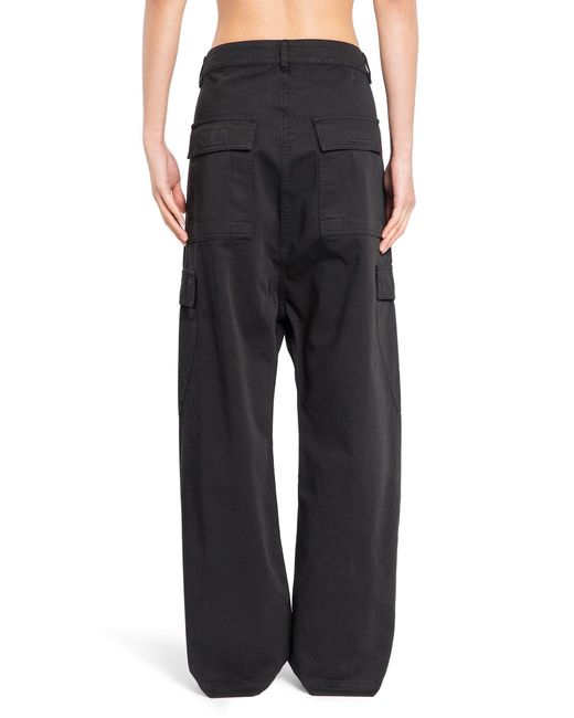 Rick Owens Black Trousers for men