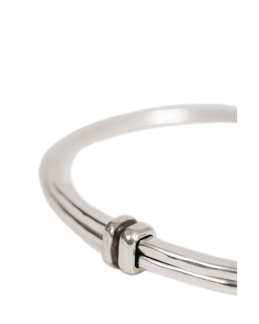 Werkstatt:münchen Metallic Bangle Keyring for men