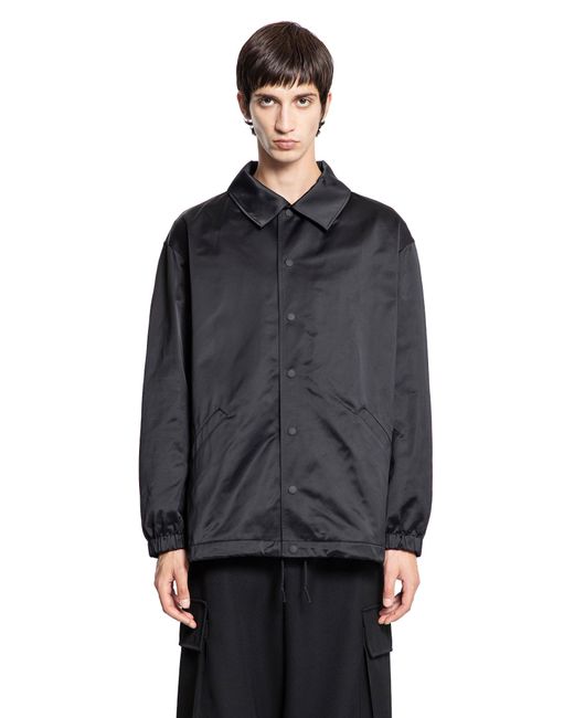 Y-3 Graphic Coach Jacket in Black for Men | Lyst