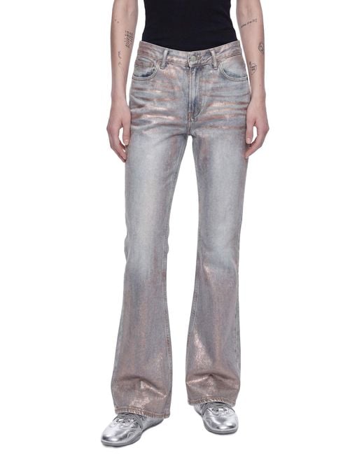 Acne Gray Fitted Glitter 2025F Jeans
