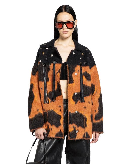 Laneus Orange Knitwear