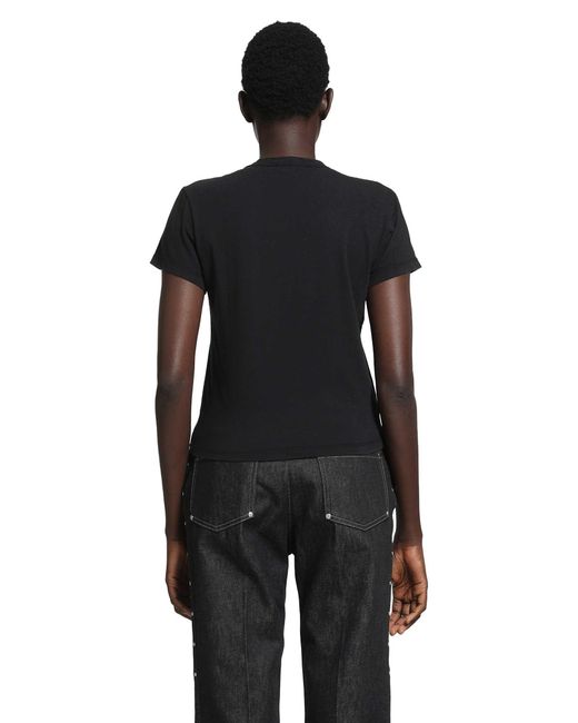 James Perse Black Shrunken Crewneck Tee