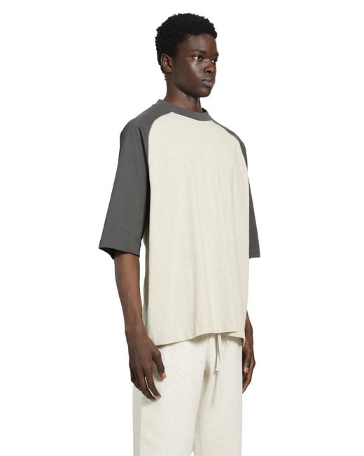 Fear Of God Natural Signature Baseball Tee for men