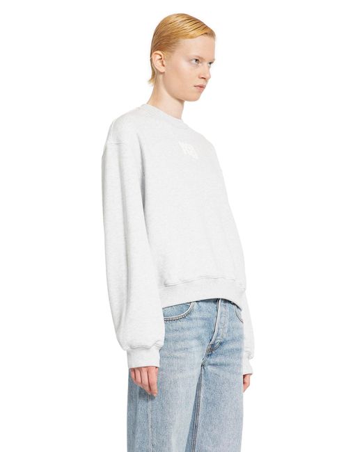 Alexander Wang Sweatshirts in White | Lyst UK