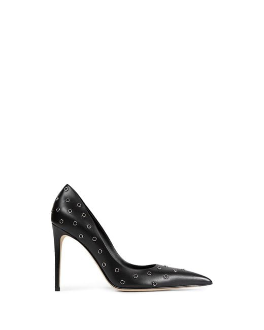 McQueen Black Skull Pump