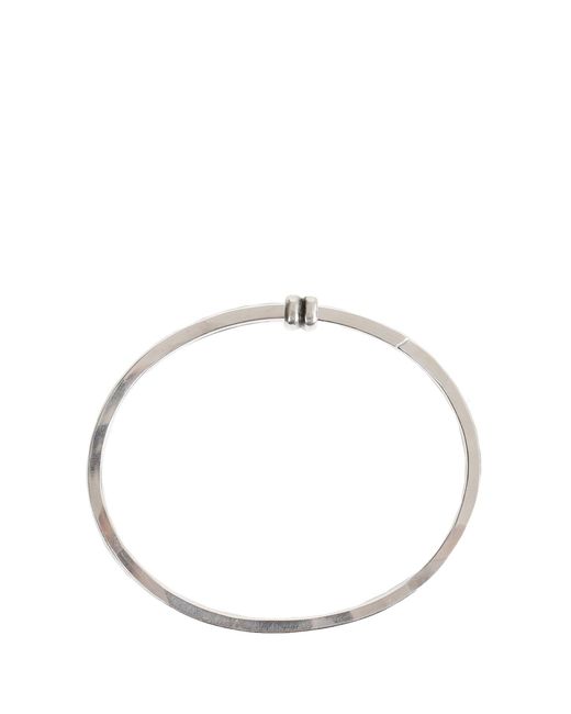 Werkstatt:münchen Metallic Bangle Keyring for men