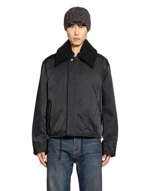 【OUR LEGACY】ACE JACKET Black Aero Nylon Our Legacy - Ace Jacket Black Aero Nylon