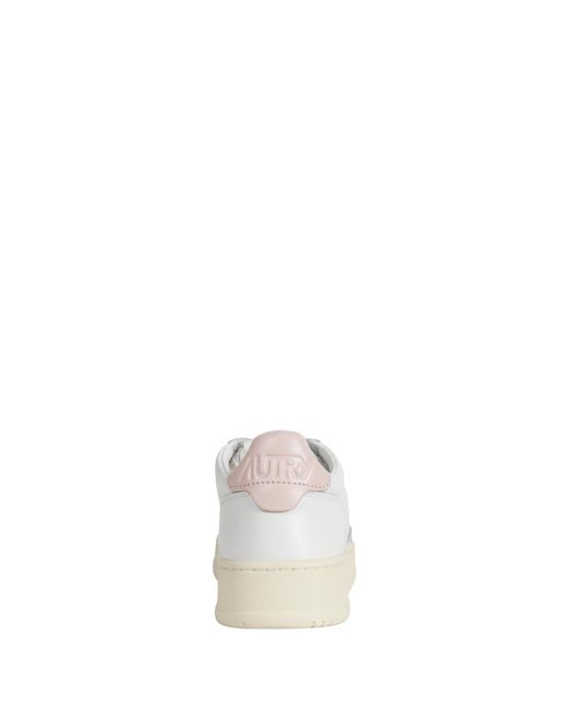 Autry White Medalist Low Sneakers
