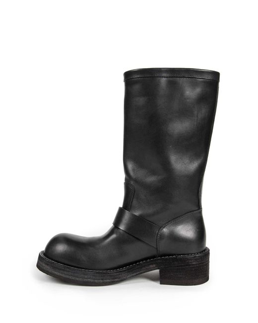 Ann Demeulemeester Black Sarith Biker Boots
