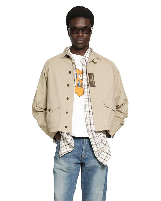 Human Made Natural Cotton Flight Jacket for men
