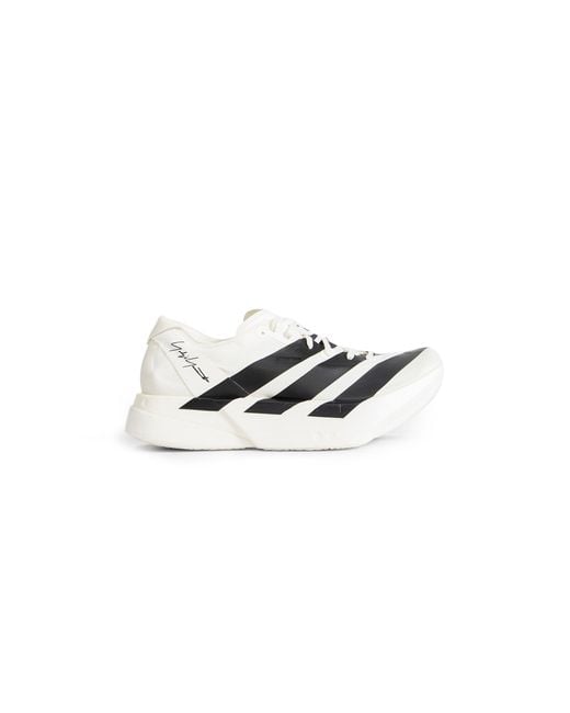 Y-3 White Adios Pro 4 Sneakers for men