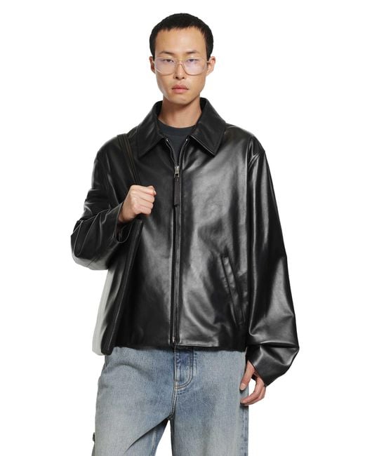 Loewe Black Zip-Up Jacket for men