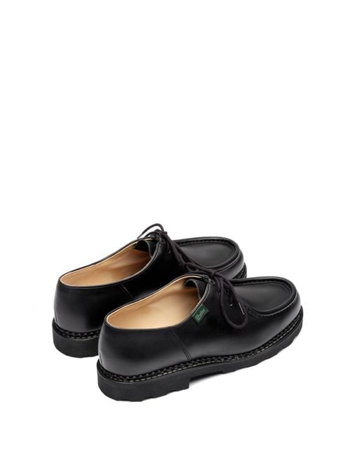 Paraboot Black Michael Derby Shoes for men