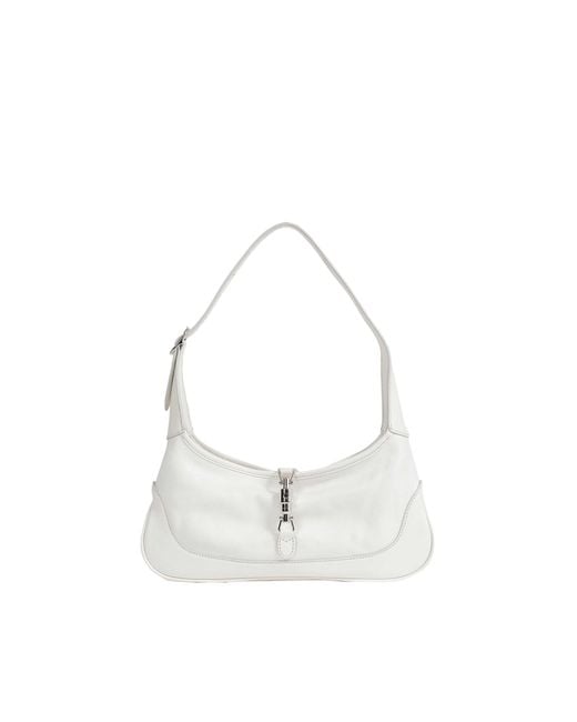 Gucci White Jackie Slim Medium Shoulder Bag
