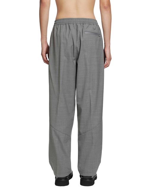 Laminar Gray Nylon Wool Trousers for men