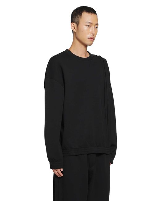 Emporio Armani Black Crewneck Sweatshirt for men