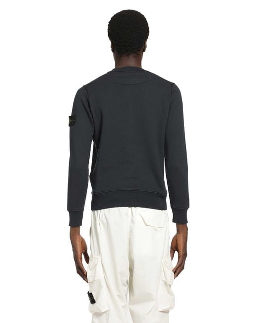 Stone Island Black 6100060 Crewneck Sweatshirt for men