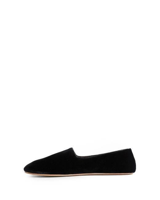 The Row Black Ponti Slippers