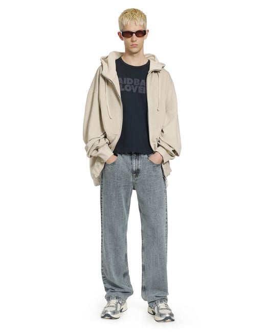 Second Layer Black Laidback Lover/Tee for men
