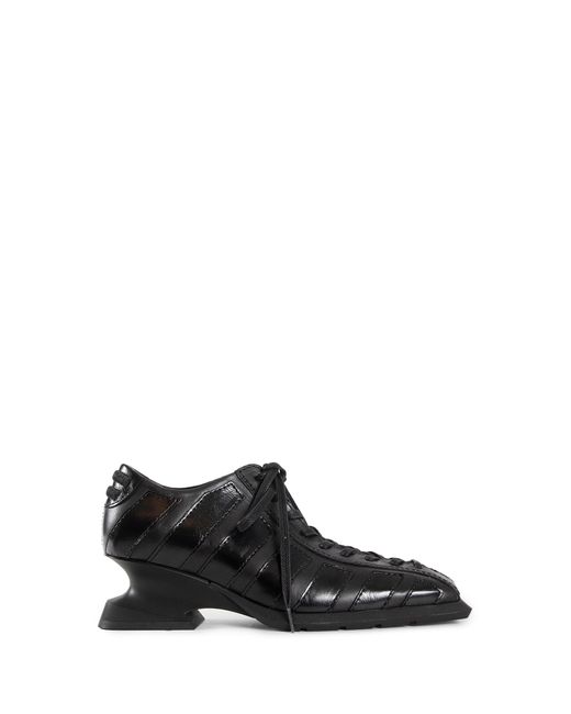 Miista Black Goldie Wedge Brougues