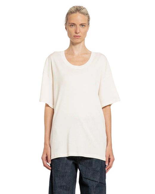 Lemaire White Rib T-Shirt