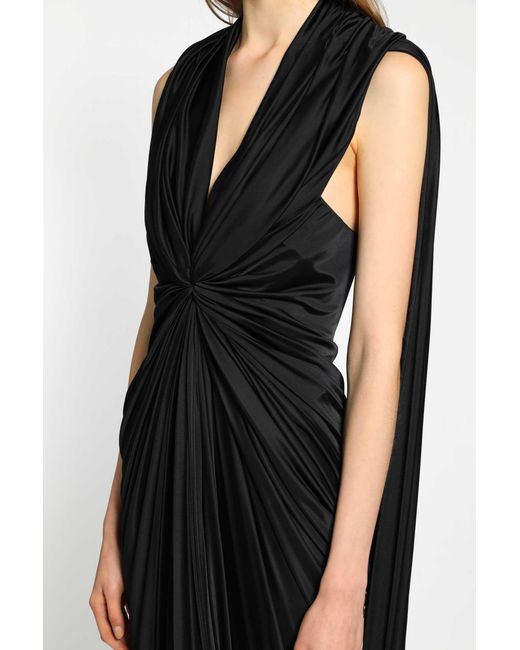 Loewe Black Gathered Dress