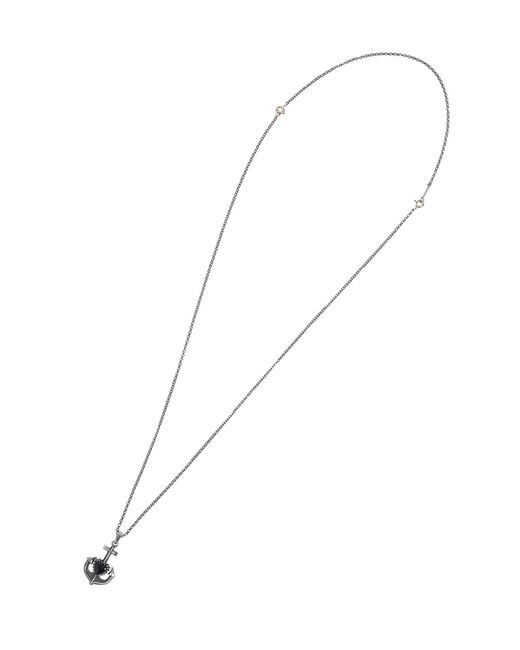 Ugo Cacciatori Black Camargue Cross Pendant for men