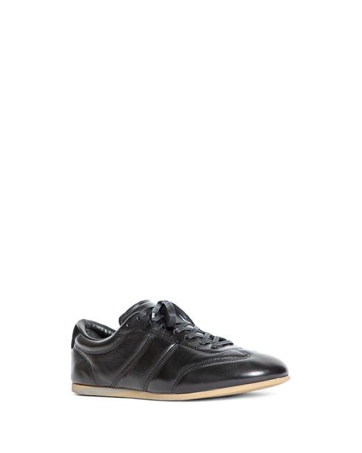 Lemaire Black Soft Runner Sneakers