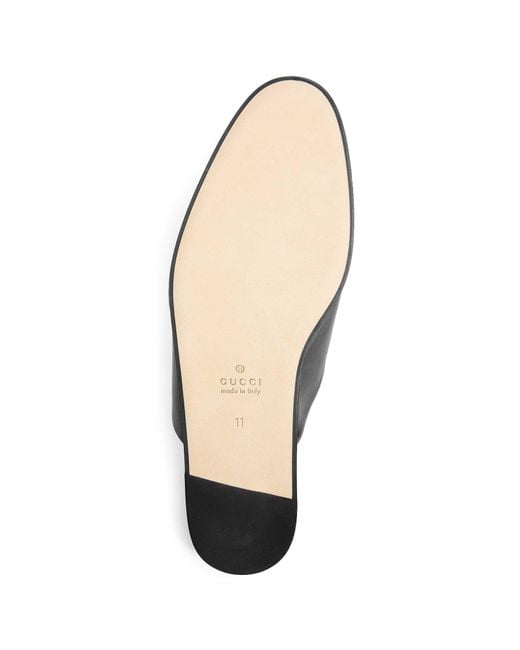 Gucci Black Lucy Leather Mules for men