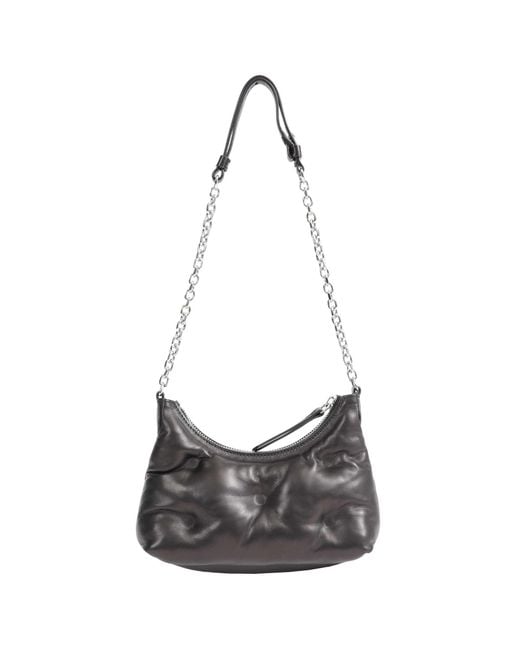 Maison Margiela Black Glam Slam Hobo Micro Bag for men