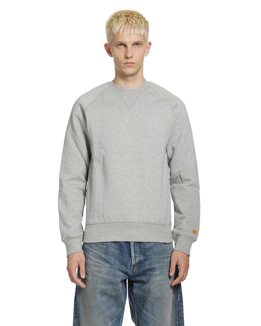 Carhartt Gray Chase Sweatshirt for men