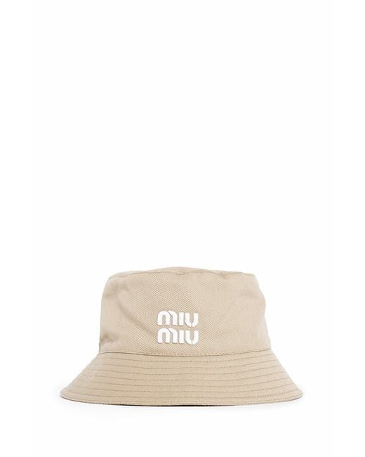 Miu Miu Natural Hats