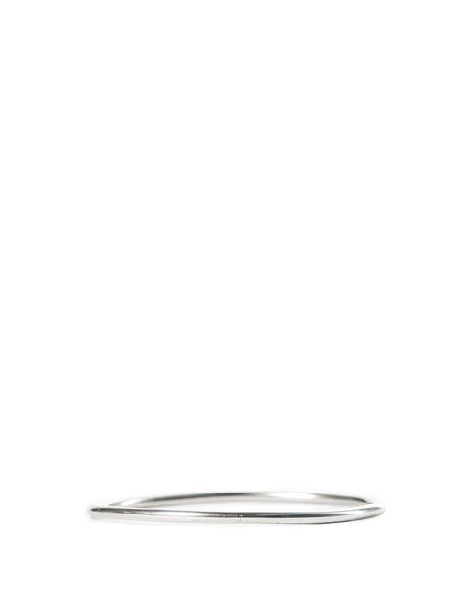Ann Demeulemeester White Anouk Bangle for men