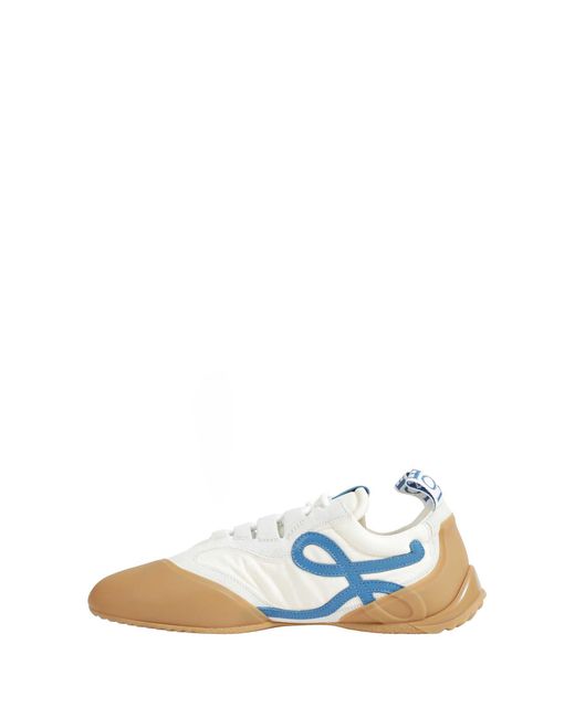 Loewe Blue Grip Nylon And Suede Sneakers