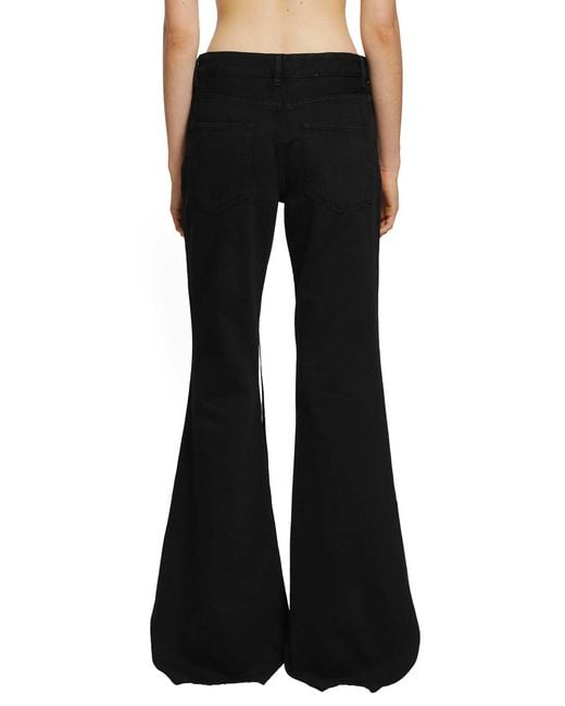 Ann Demeulemeester Black Toos Slim Bootcut Jeans