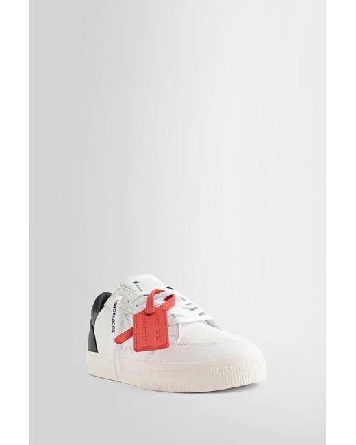 Off-White c/o Virgil Abloh Multicolor Men New Low Vulcanized Calf Leather Sneaker for men