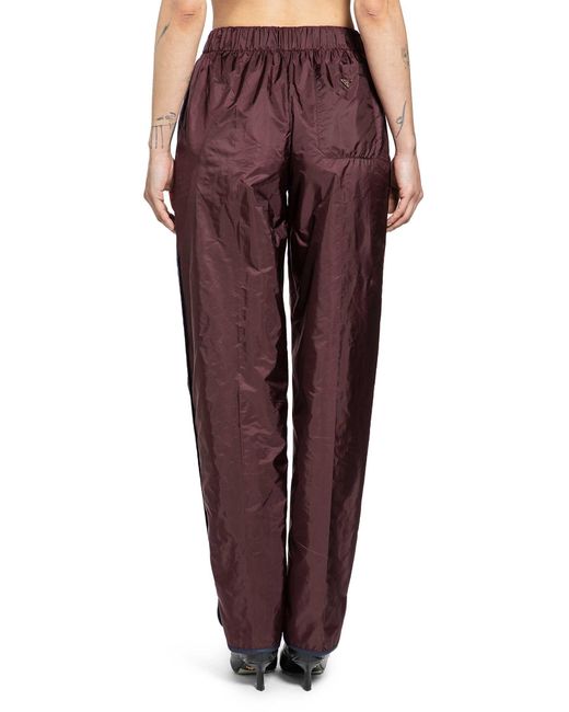 Prada Red Re-Nylon Pants