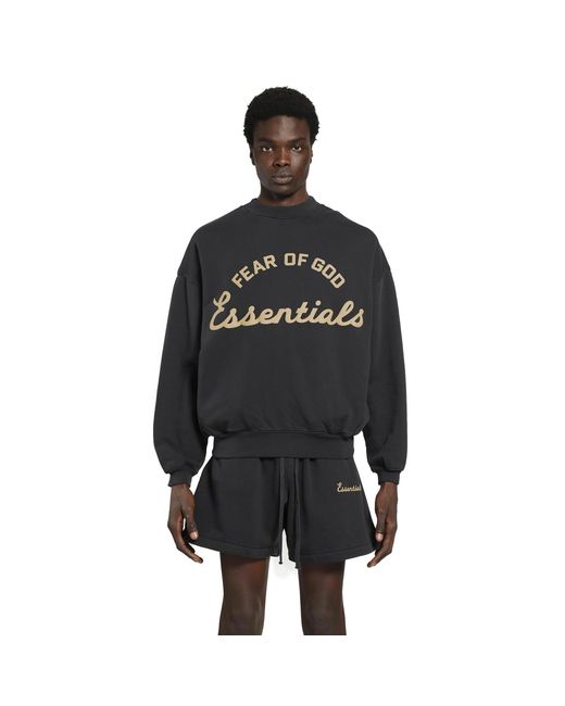 Fear Of God Black Training 90S Crewneck Sweatshirt for men