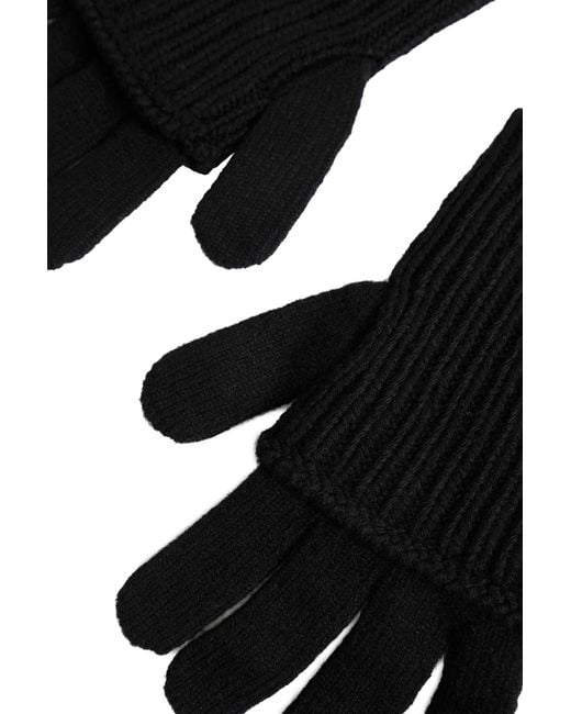 Our Legacy Black Fold Gloves for men