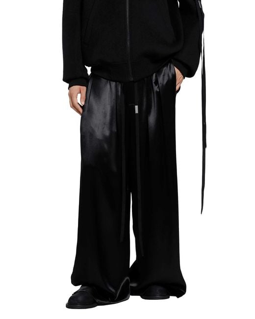 Ann Demeulemeester Black Albertus Relaxed Lounge Pants for men