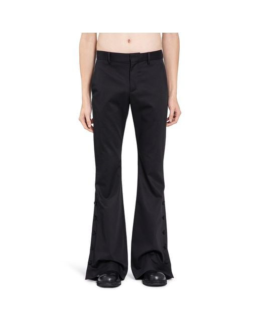 Ann Demeulemeester Blue Vald Slim Fit Bootcut Trousers for men