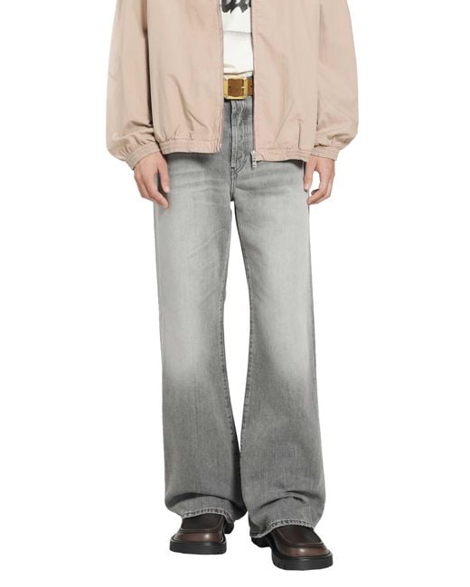 Acne Gray Loose Fit Jeans for men
