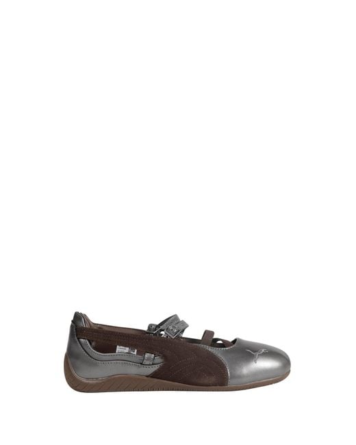 PUMA Brown Speedcat Lux Ballet Sneakers