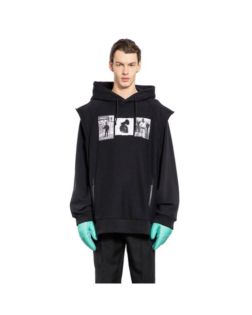 Undercover Black Conrad Schnitzler Layered Hoodie for men